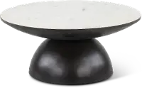 Circularity Black and White Coffee Table
