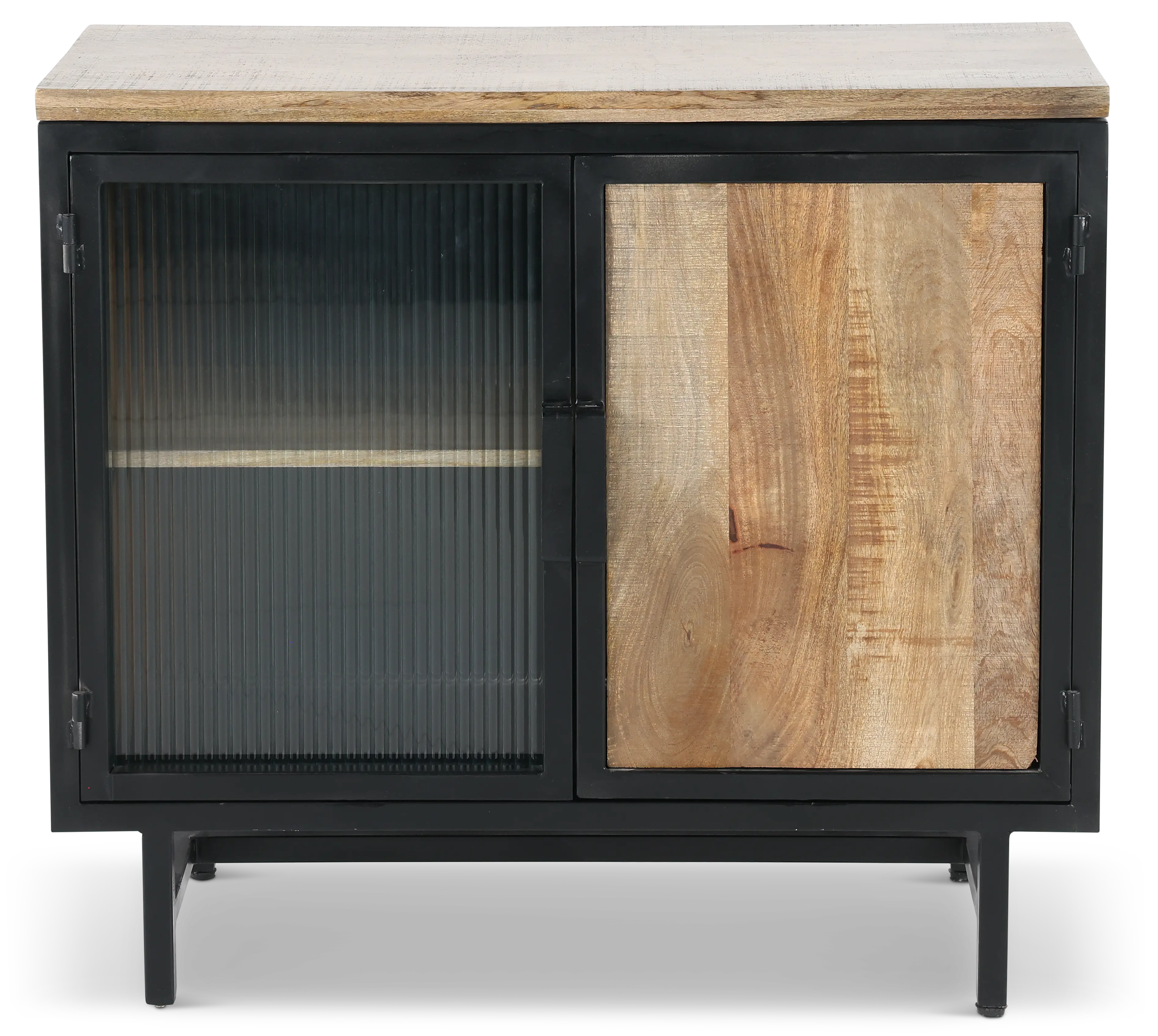 Bartram Natural and Black Cabinet-1