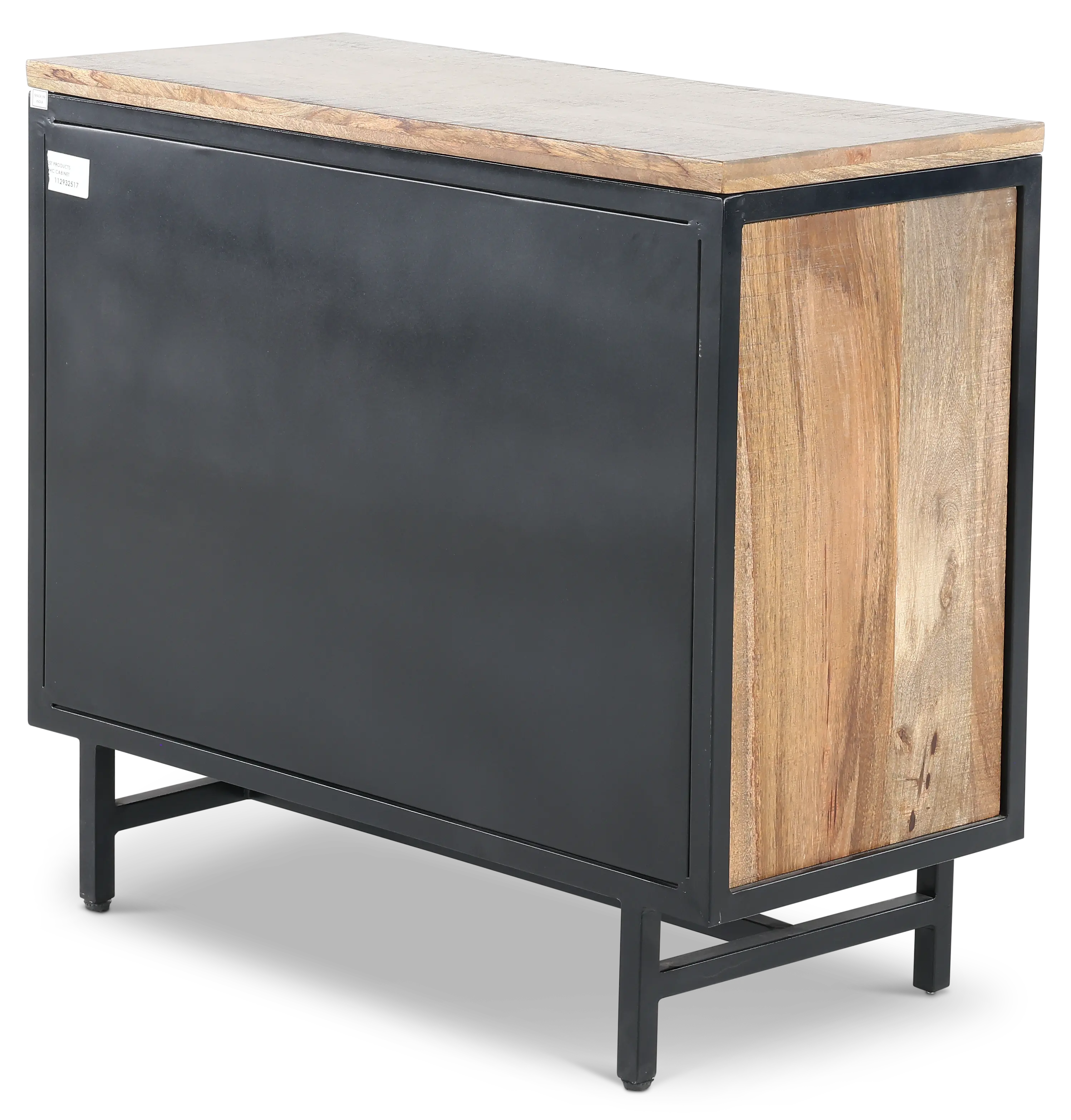 Bartram Natural and Black Cabinet-4
