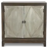 Lessard Dark Brown 2-Door Accent Cabinet