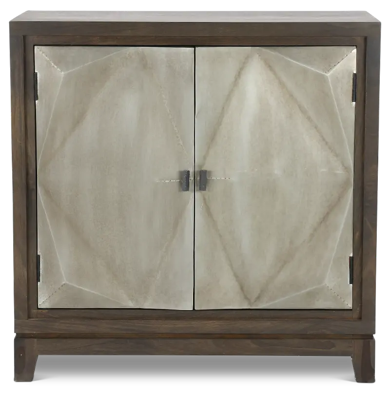 Lessard Dark Brown 2-Door Accent Cabinet