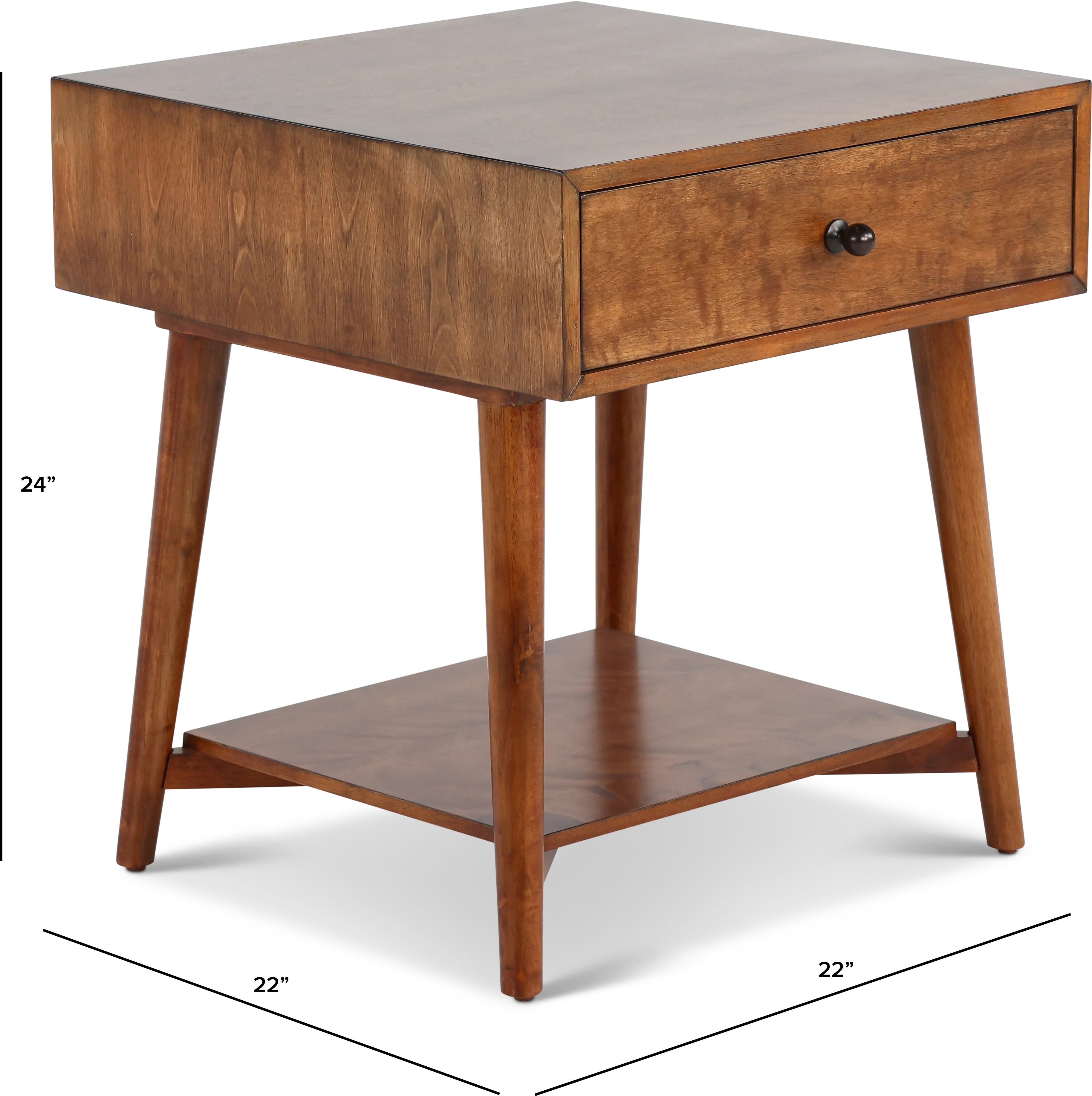 Robin Brown End Table-4