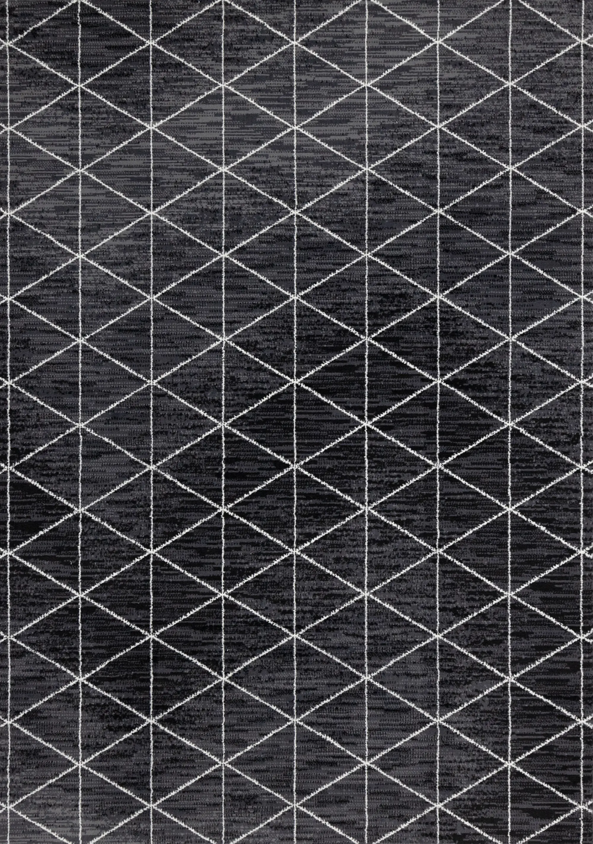 Faira Grey & Cream Geometric 8 x 10 Area Rug-1