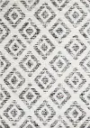 Merit Grey 8 x 10 Diamond Pattern Area Rug
