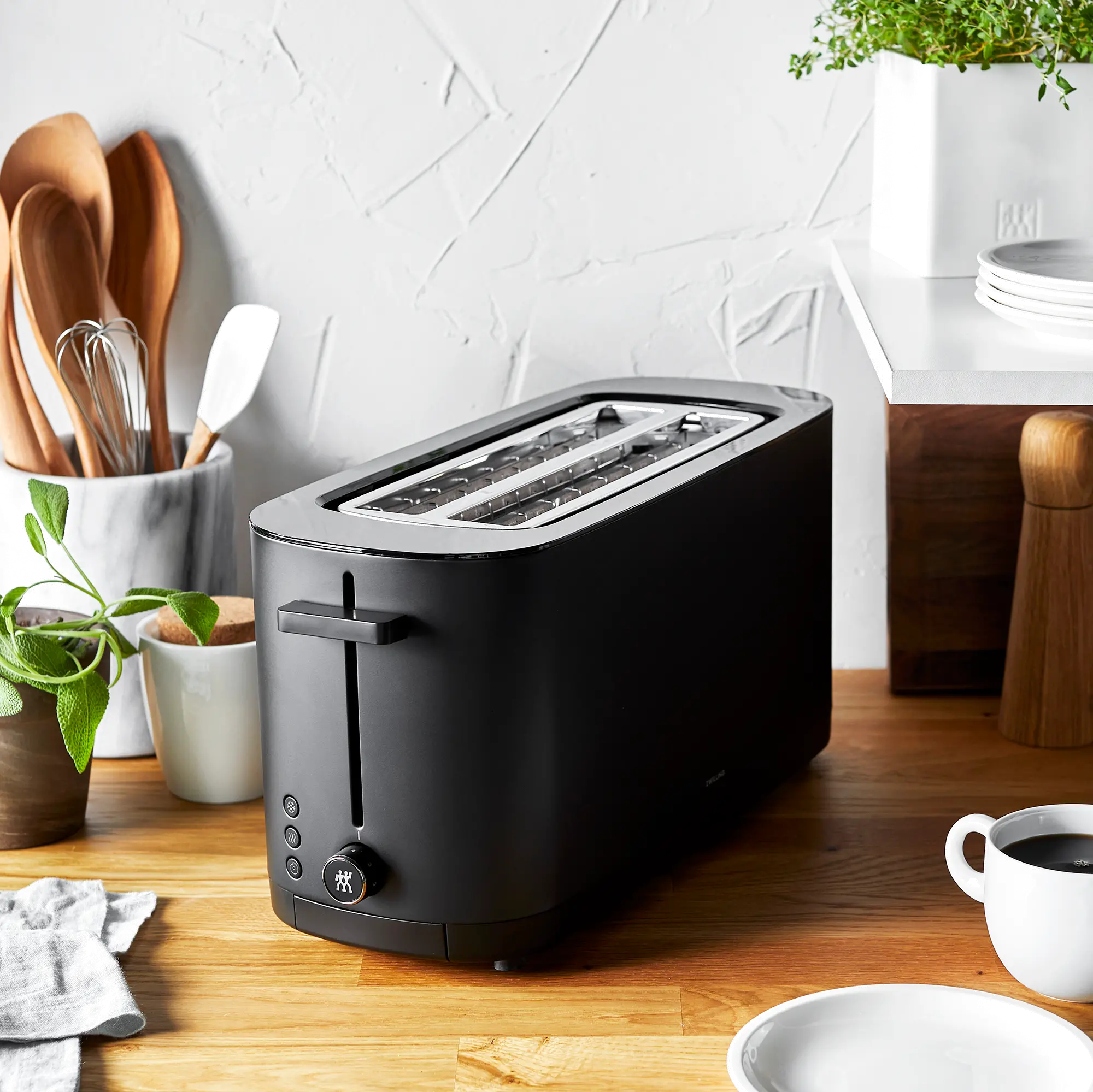 Zwilling Enfinigy 2-Slice Long Slot Toaster - Black-5