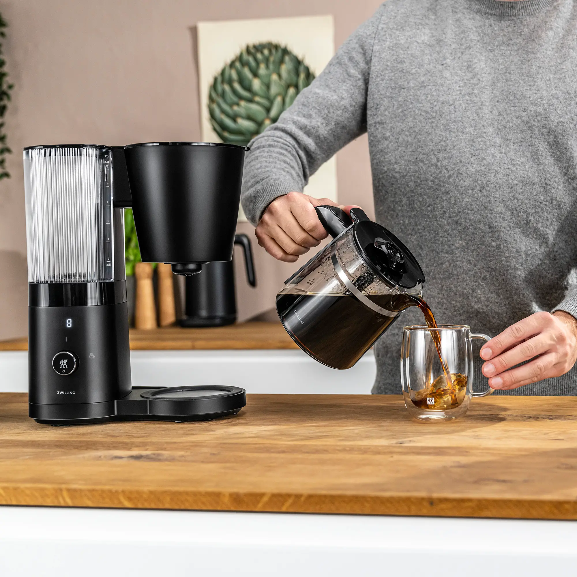 Zwilling Enfinigy Glass Drip Coffee Maker - Black-5