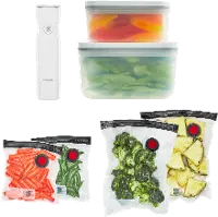 Zwilling Fresh & Save 7-pc Vacuum Sealer Machine Starter Set - Plastic