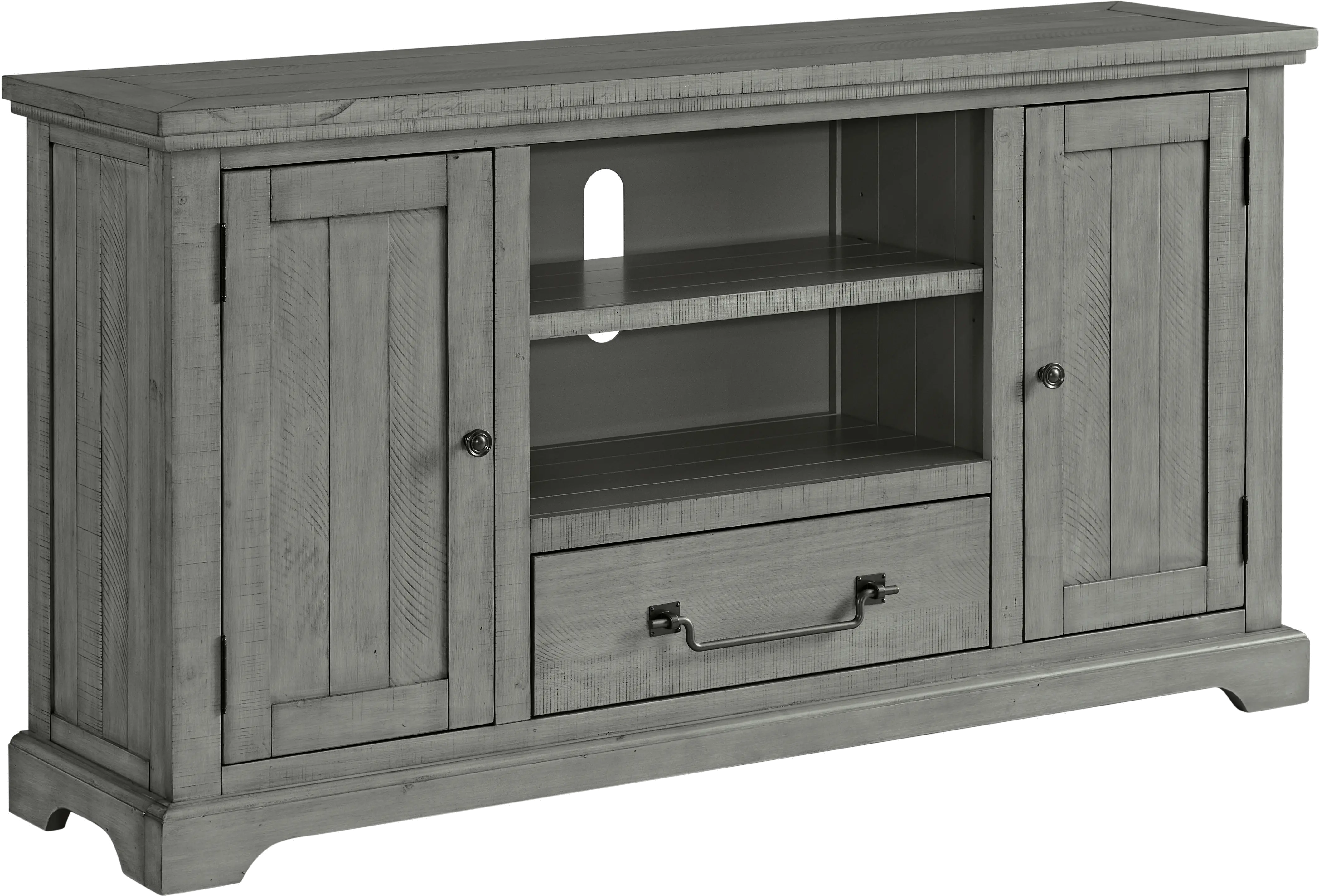 Beach House Dove Gray 65  TV Stand-1