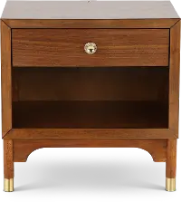 Margo Walnut Brown Nightstand