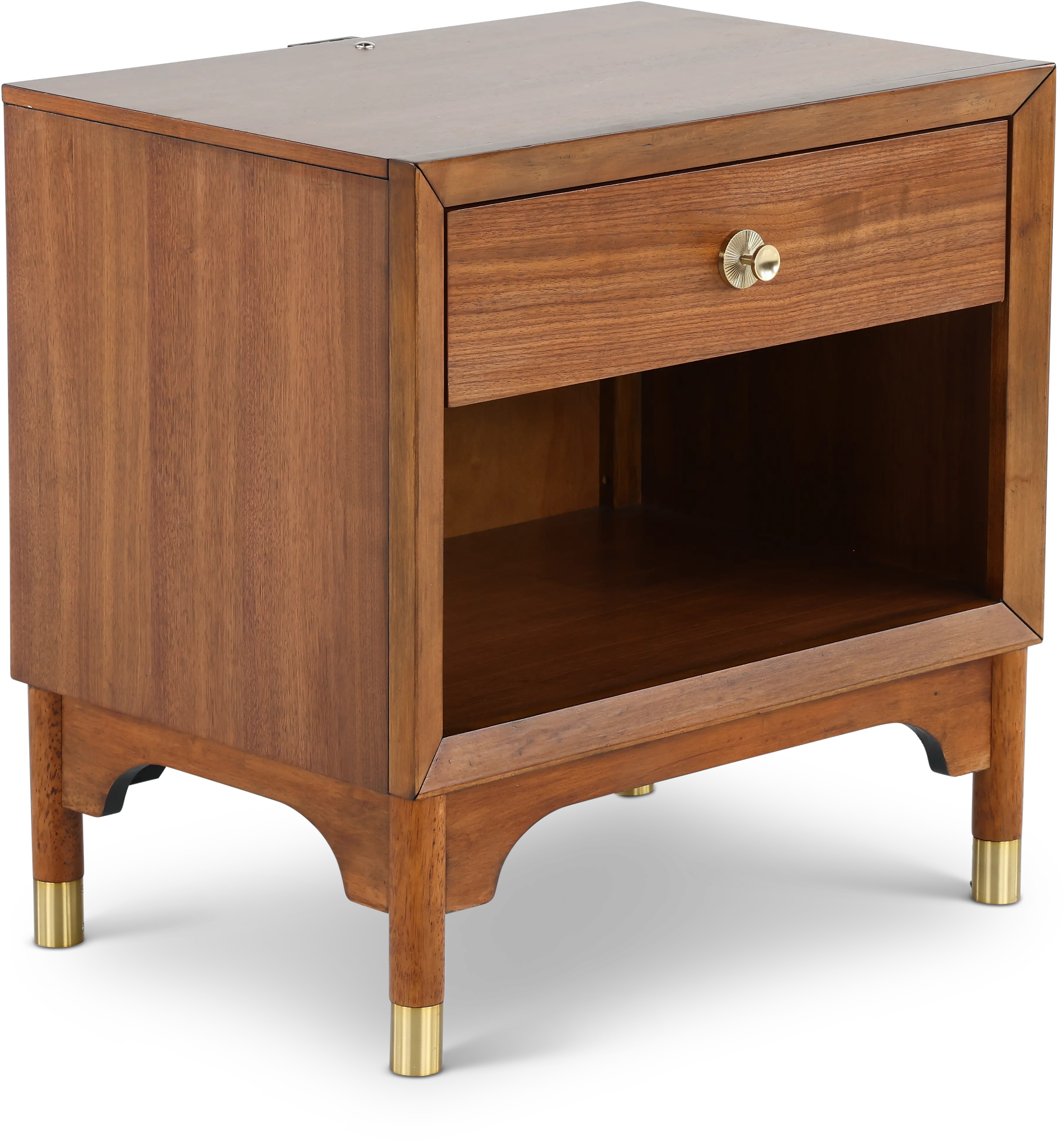 Margo Walnut Brown Nightstand-4