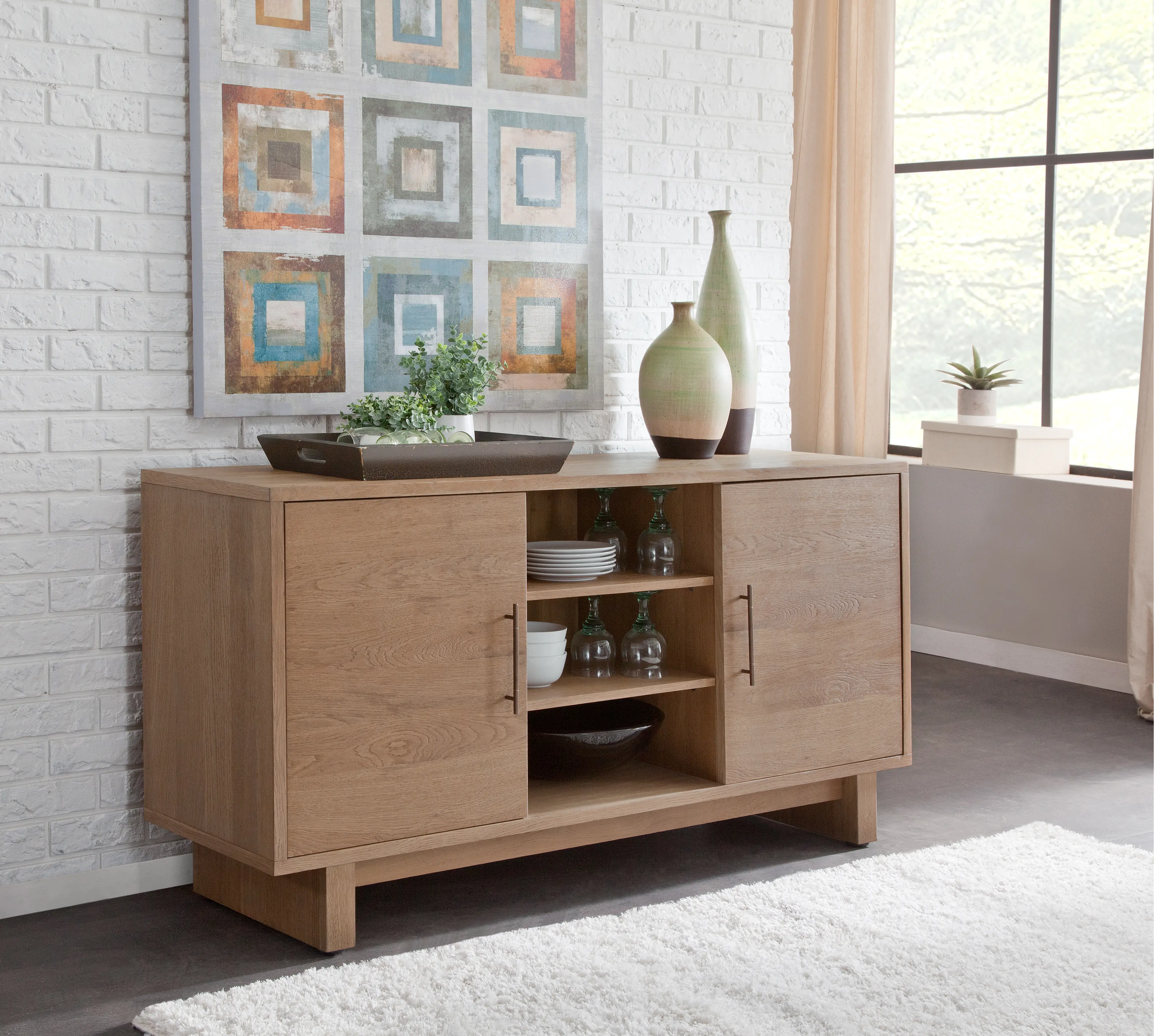 Briella Natural Oak Server-2
