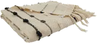 Black & White Knotted Throw