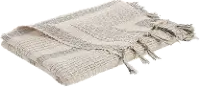 Neutral Striped Woven Throw