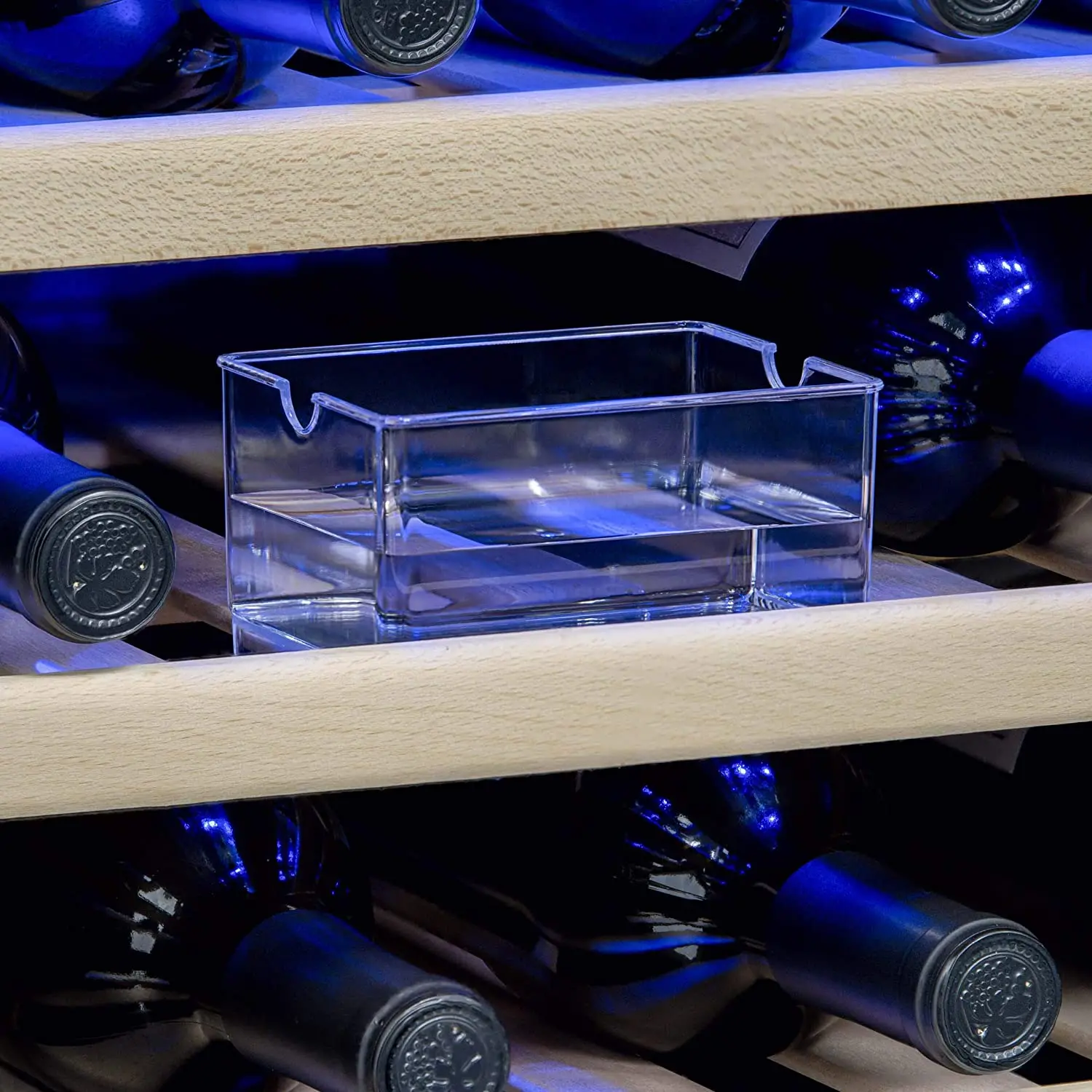 NWC046SS01 Newair Built-in 46 Bottle Dual Zone Compressor Wine Fridge - Stainless Steel-6
