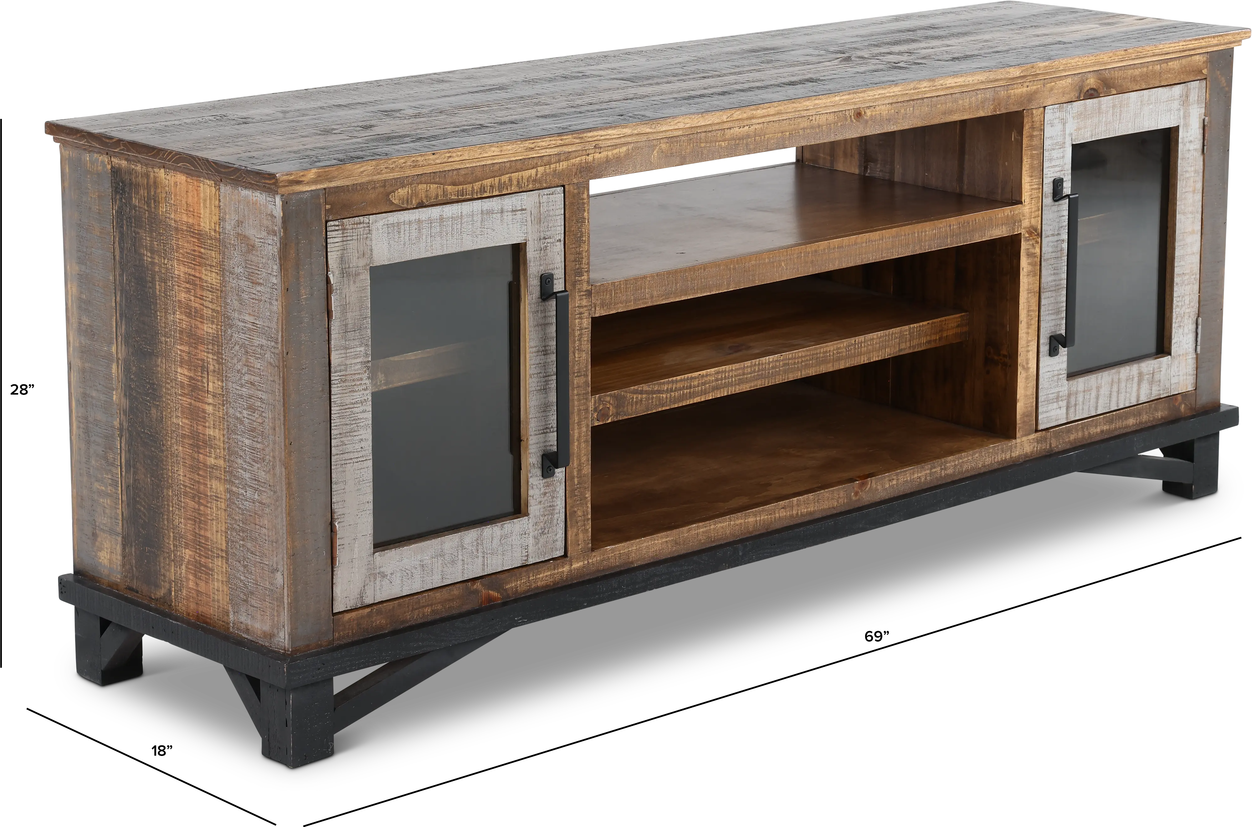 Loft Brown 68  TV Stand-3