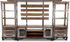 Loft Brown 4 Piece Entertainment Center