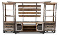 Loft Brown Entertainment Wall