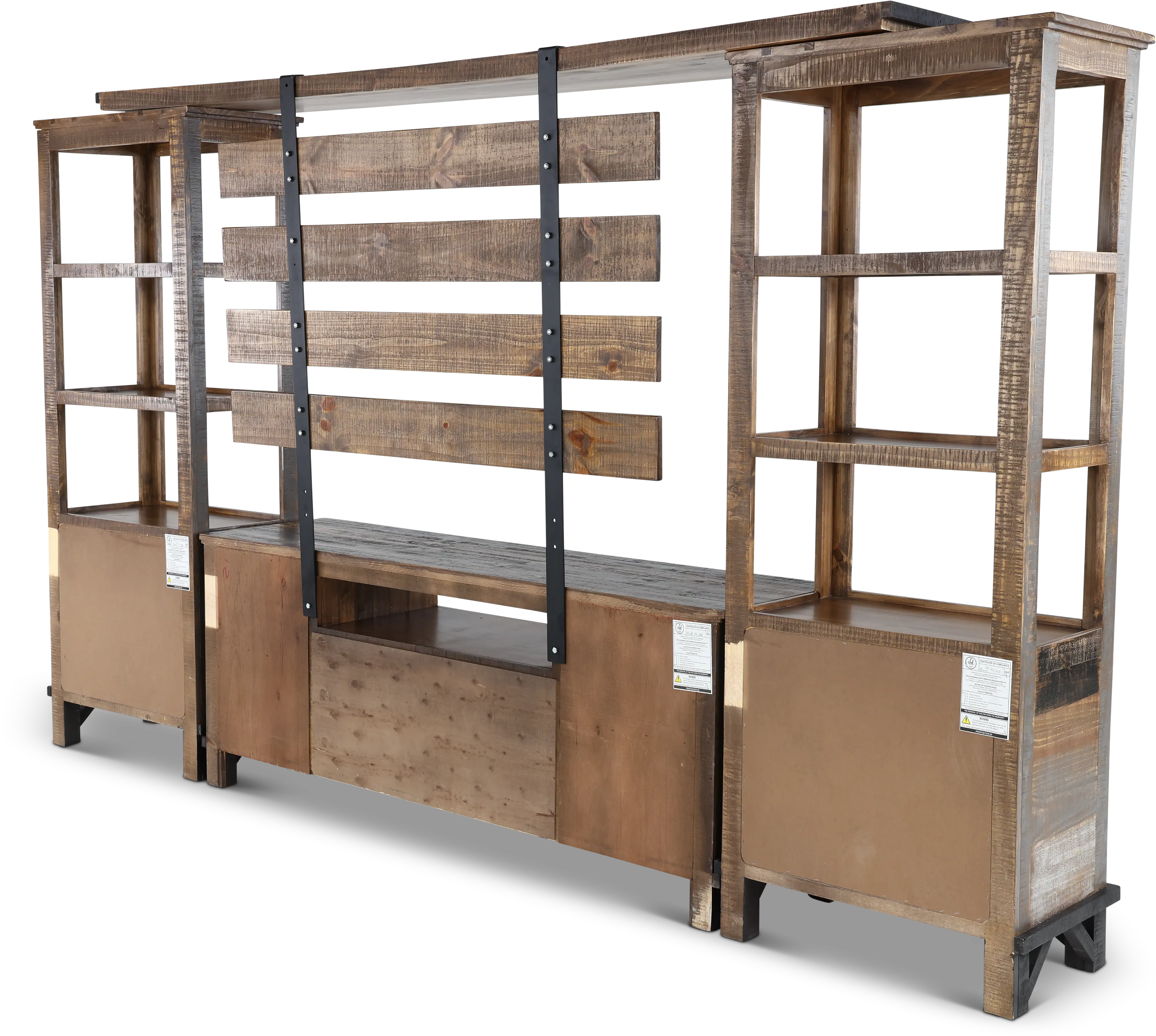Loft Brown Entertainment Wall-8