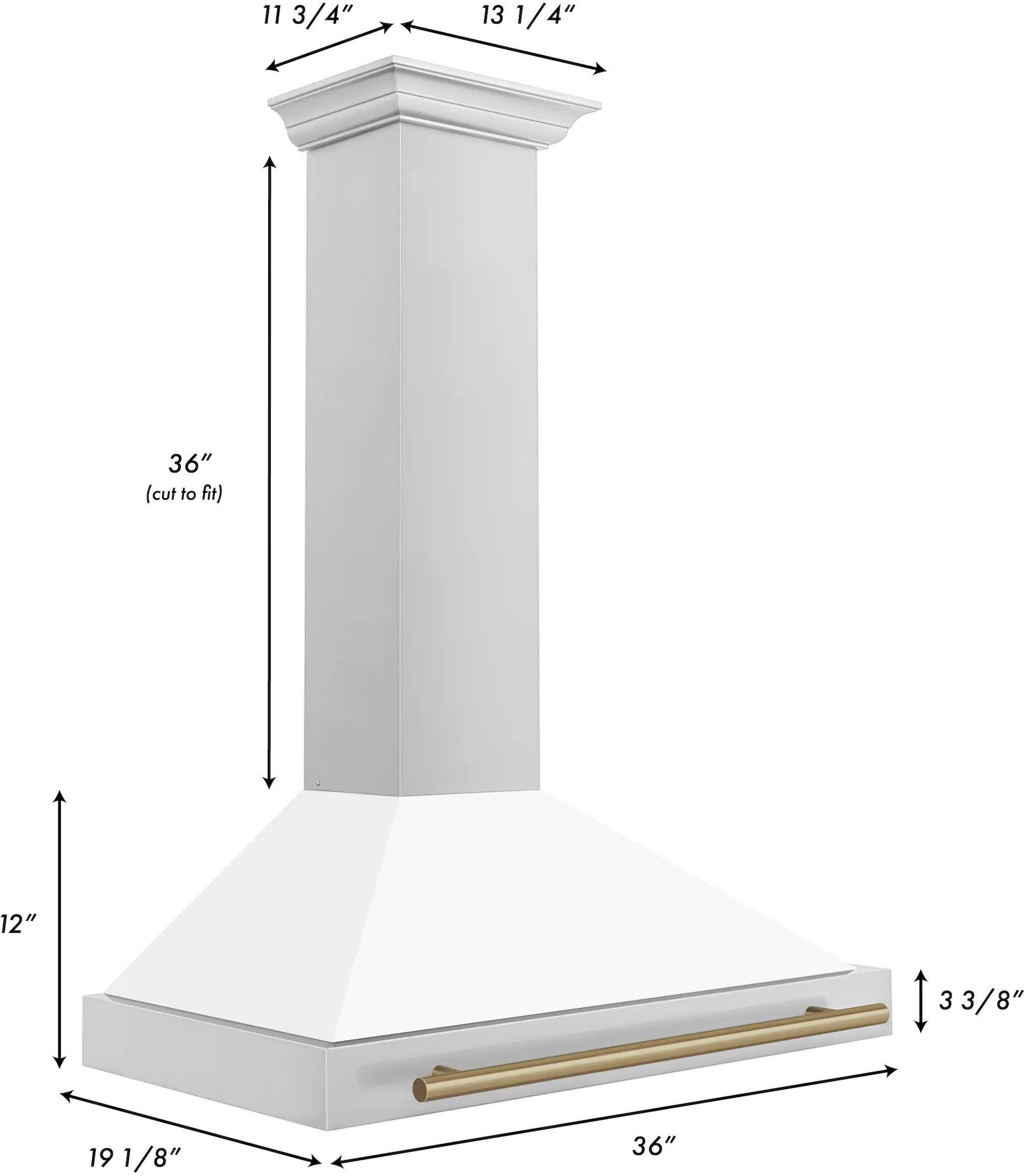 KB4STZ-WM36-CB ZLINE Autograph Edition 36 Inch Wall Mount Range Hood - Stainless Steel-5