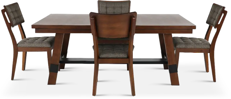 Nordic Brown 5 Piece Dining Set