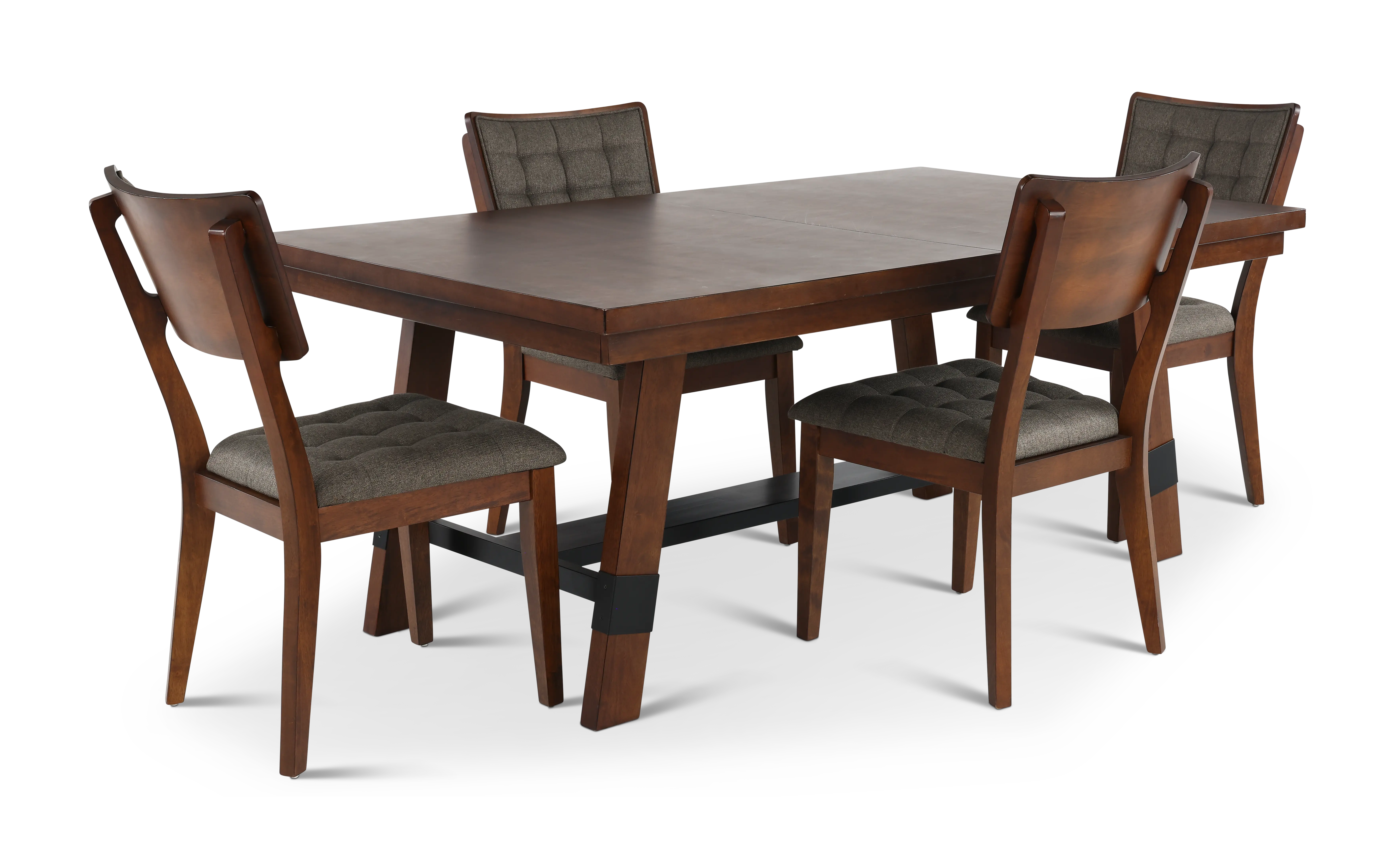 Nordic Brown 5 Piece Dining Set-4