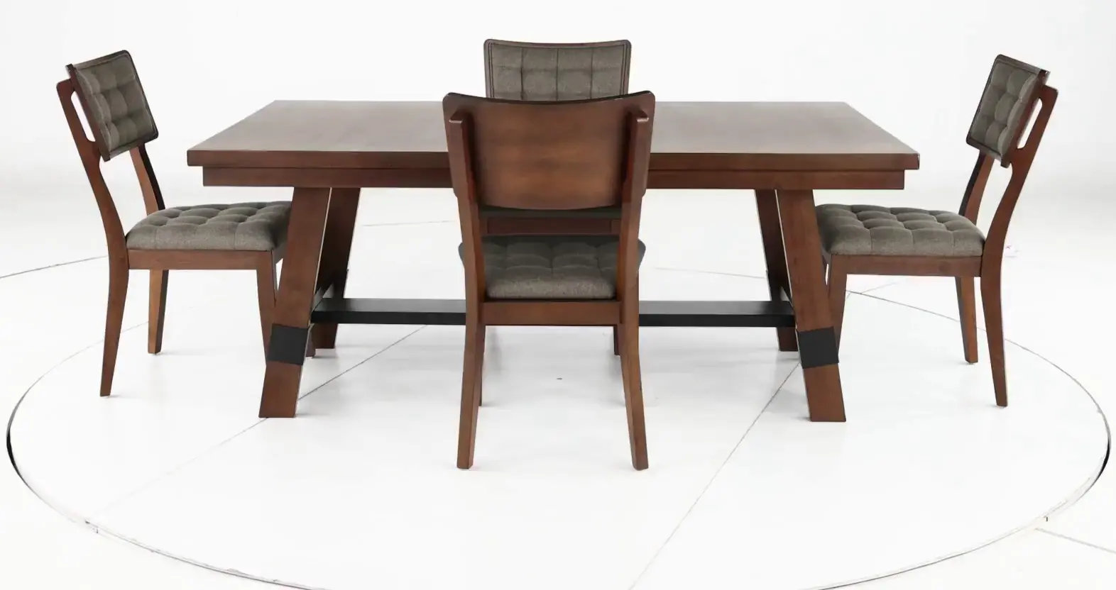 Nordic Brown 5 Piece Dining Set-5