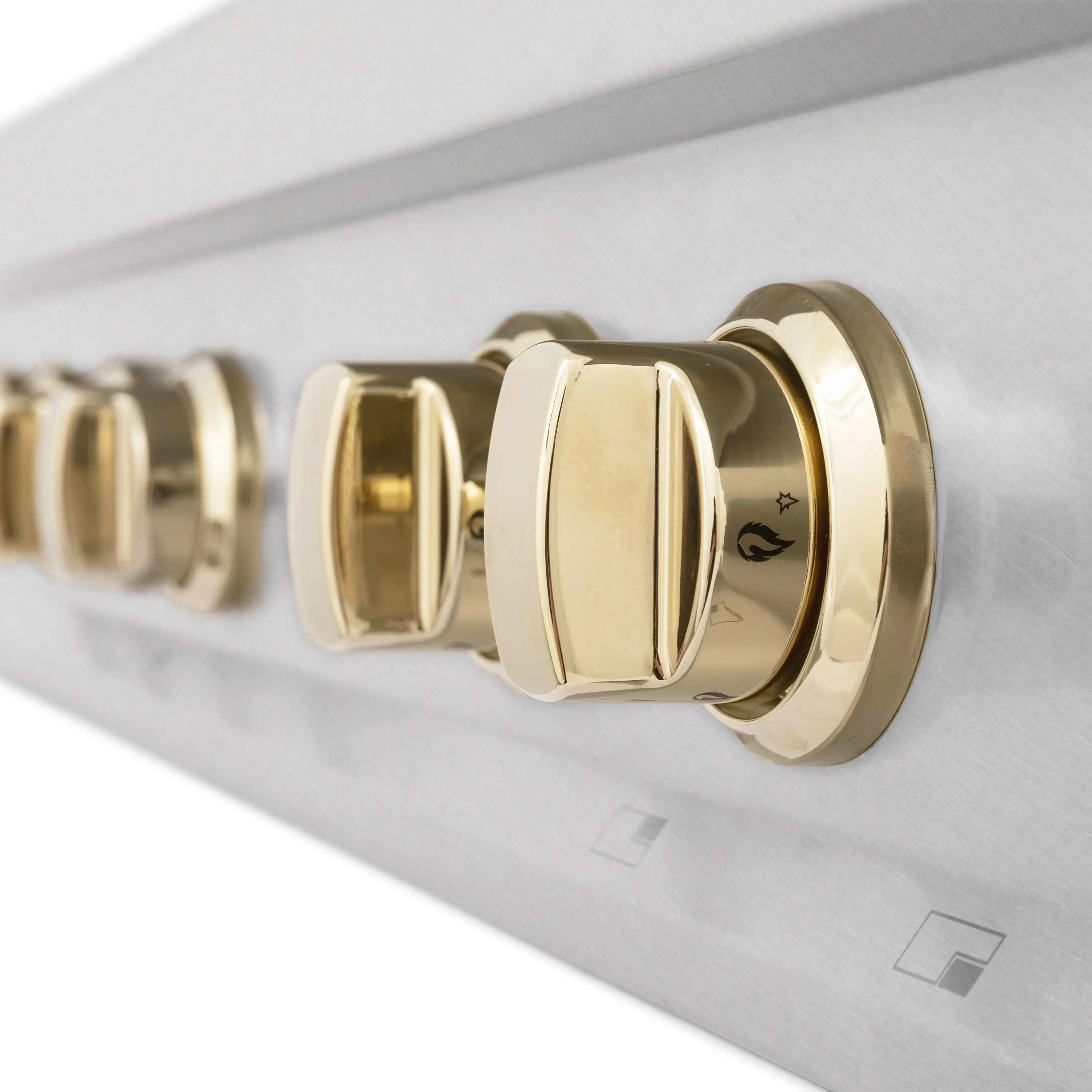 RTSZ-36-G ZLINE Autograph Edition Gas Rangetop - DuraSnow® Stainless Steel, Gold 36 Inch-2