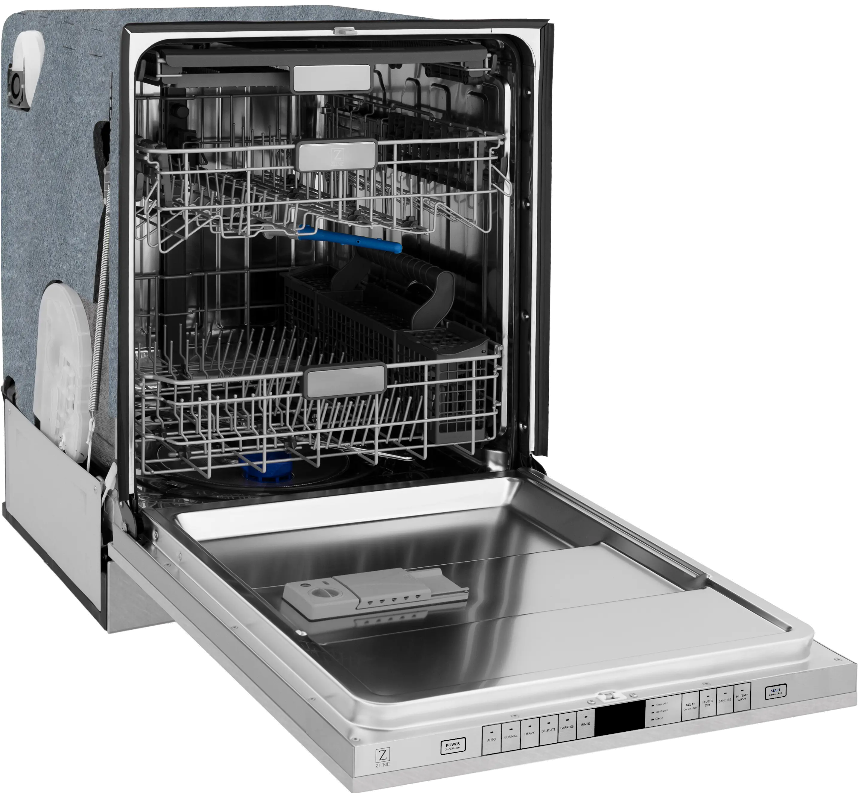 DWMTZ-SN-24-G ZLINE Autograph Edition Top Control Dishwasher - DuraSnow® Stainless Steel-3