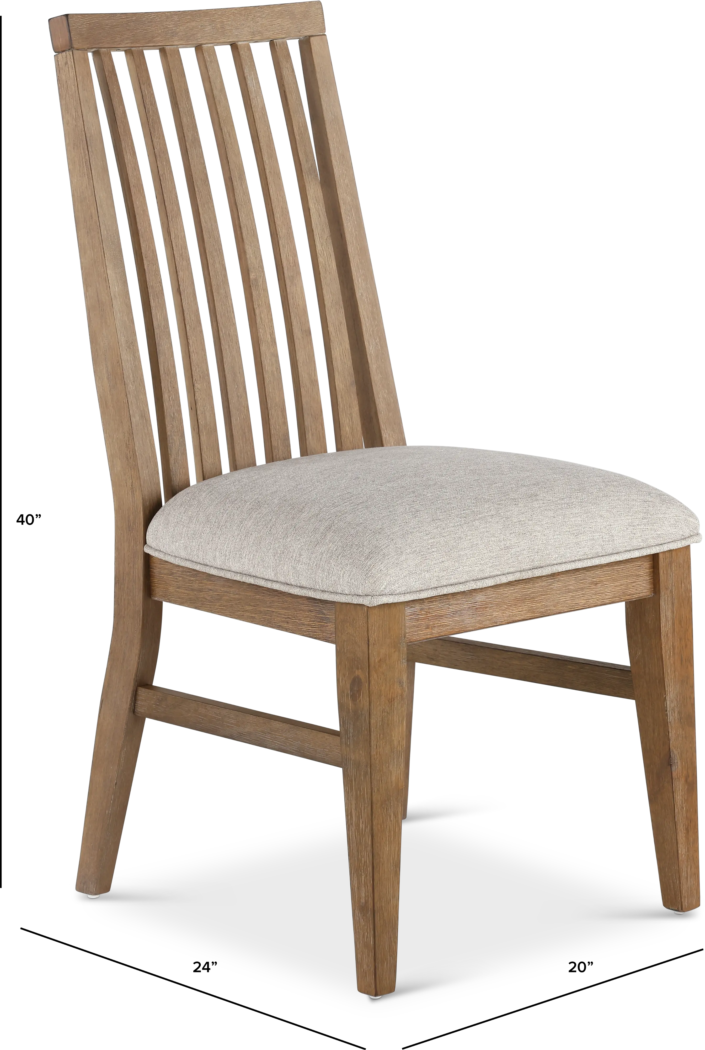 Loft Harbor Weathered Oak Side Chair-3