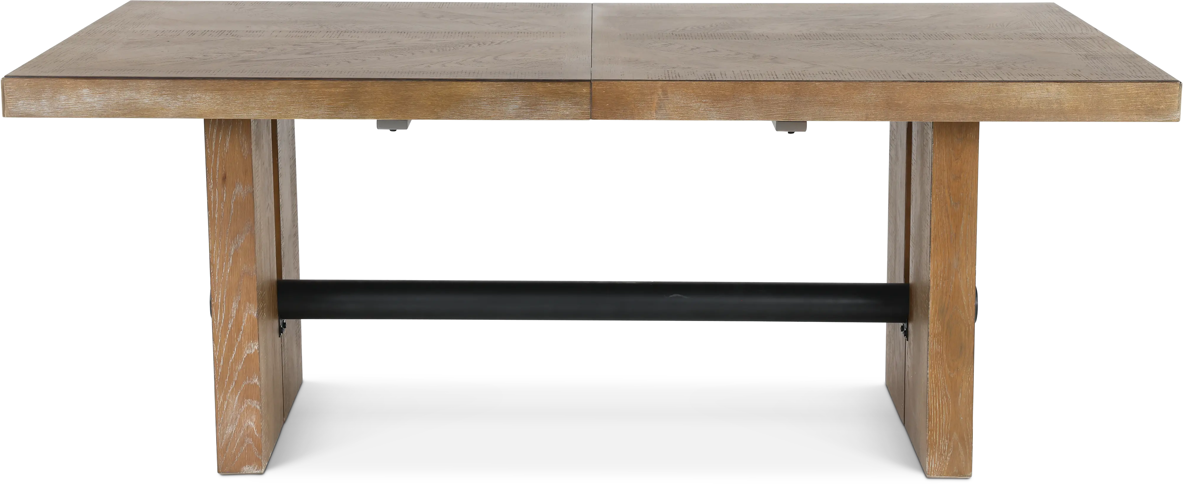 Loft Harbor Weathered Oak Dining Table-5
