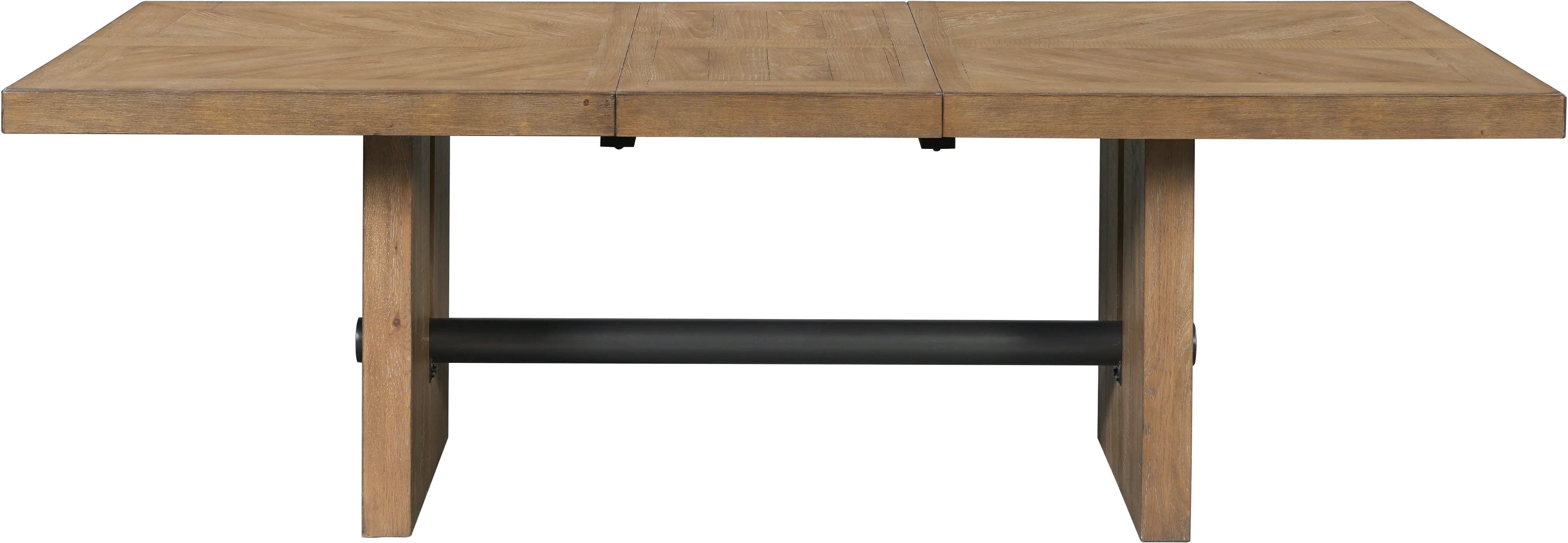 Loft Harbor Weathered Oak Dining Table-8