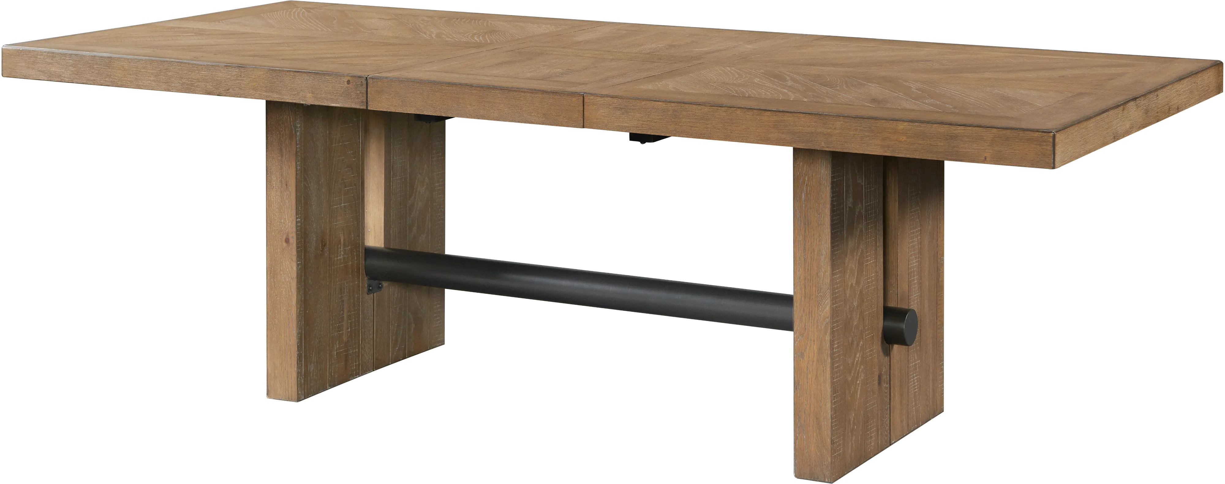 Loft Harbor Weathered Oak Dining Table-9