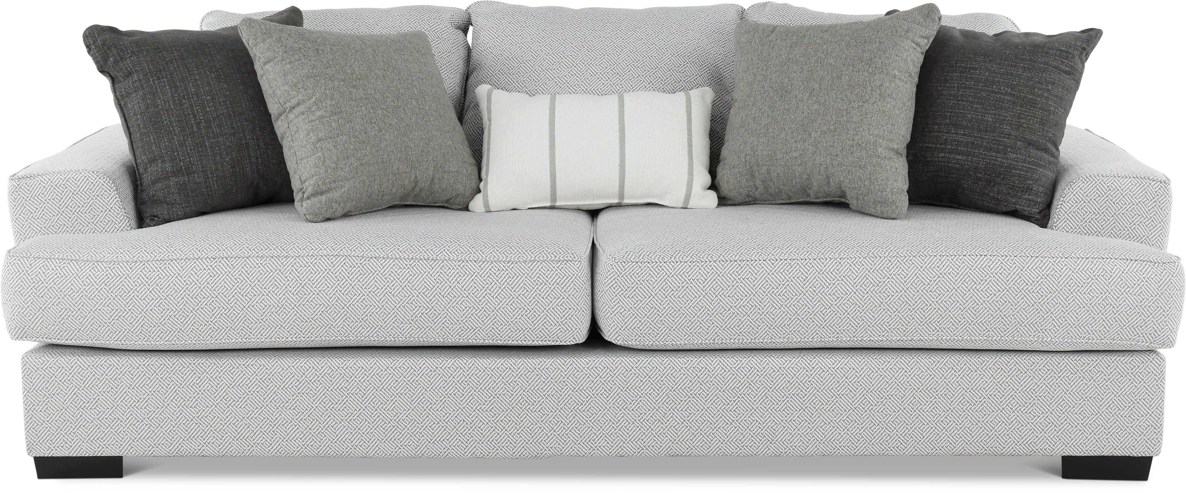RENEGADE2 SOFA TAGLINE PEWTER Renegade Pewter Gray Sofa-1