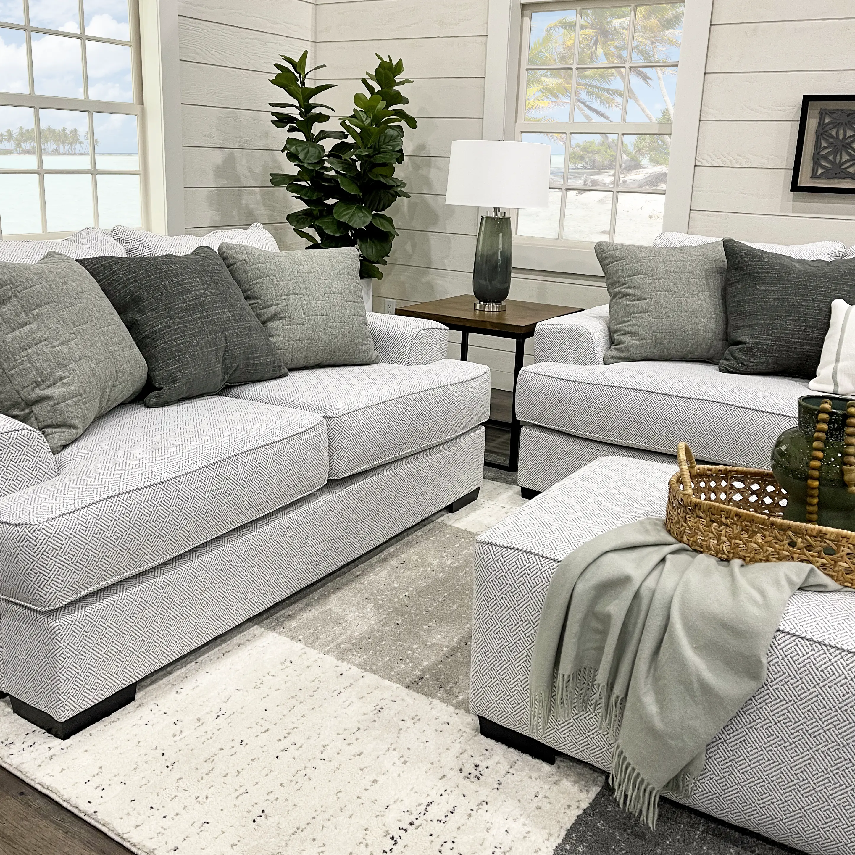 RENEGADE2 SOFA TAGLINE PEWTER Renegade Pewter Gray Sofa-8