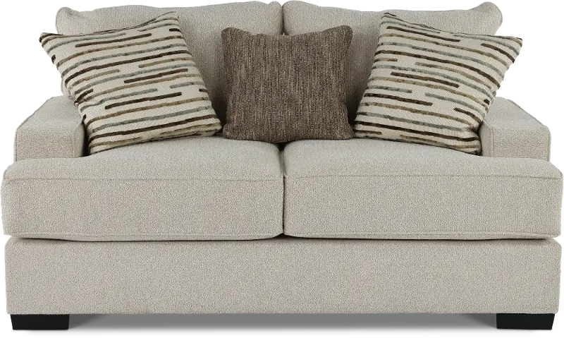 Raven Sand Beige Loveseat