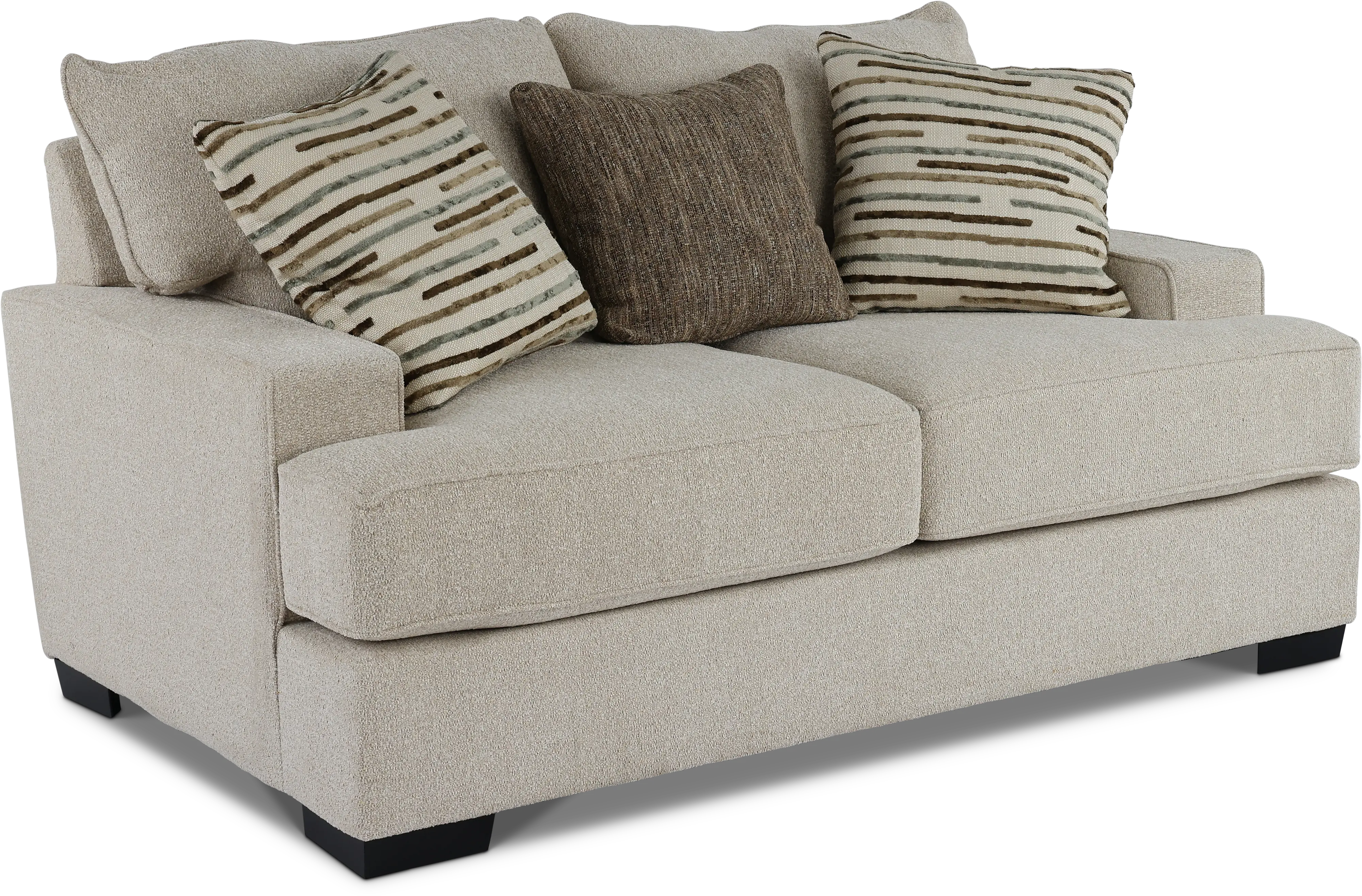 RAVEN3 LOVESEAT METEOR SAND Raven Sand Beige Loveseat-4
