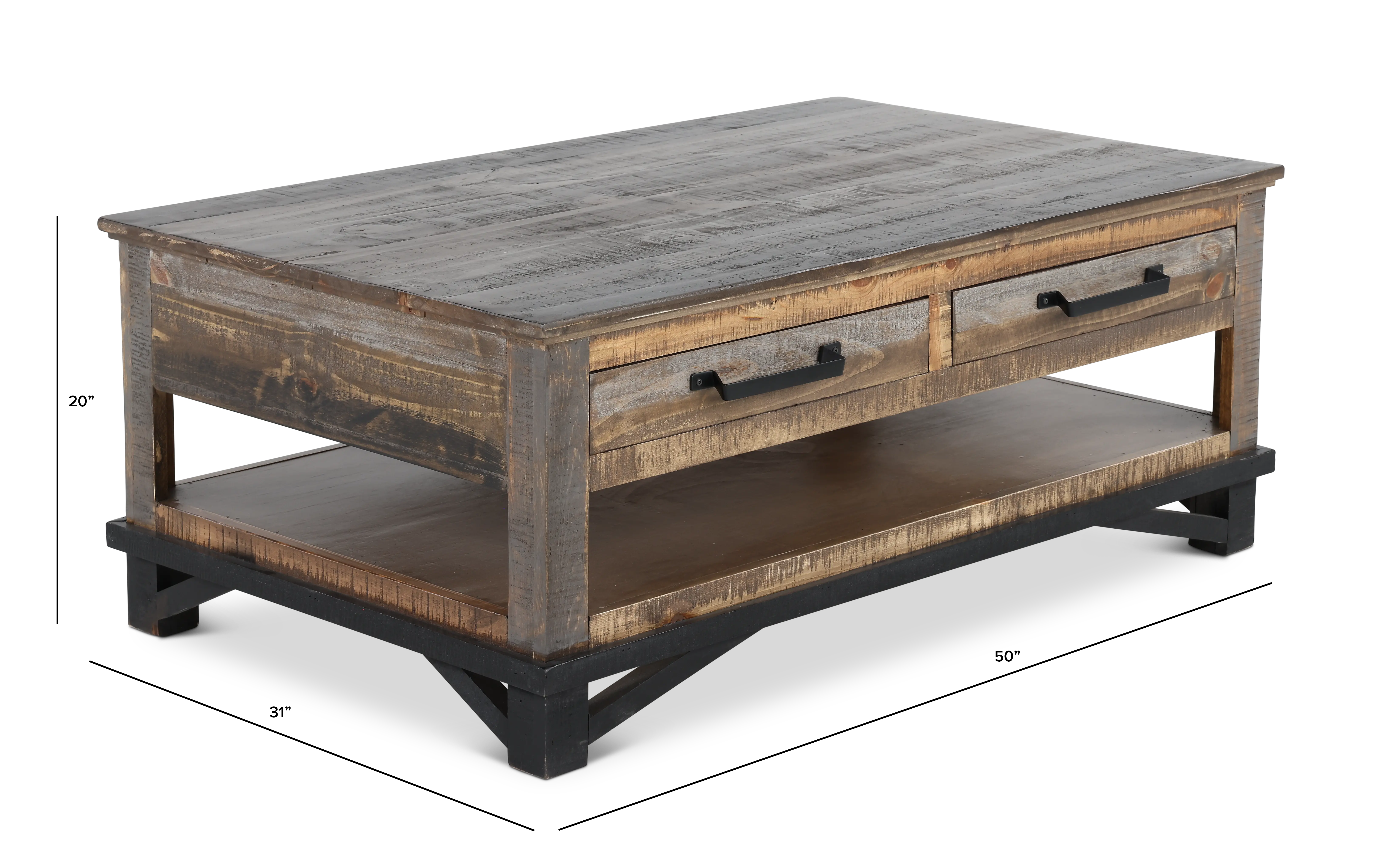 Loft Brown Coffee Table-3