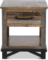 Loft Brown End Table