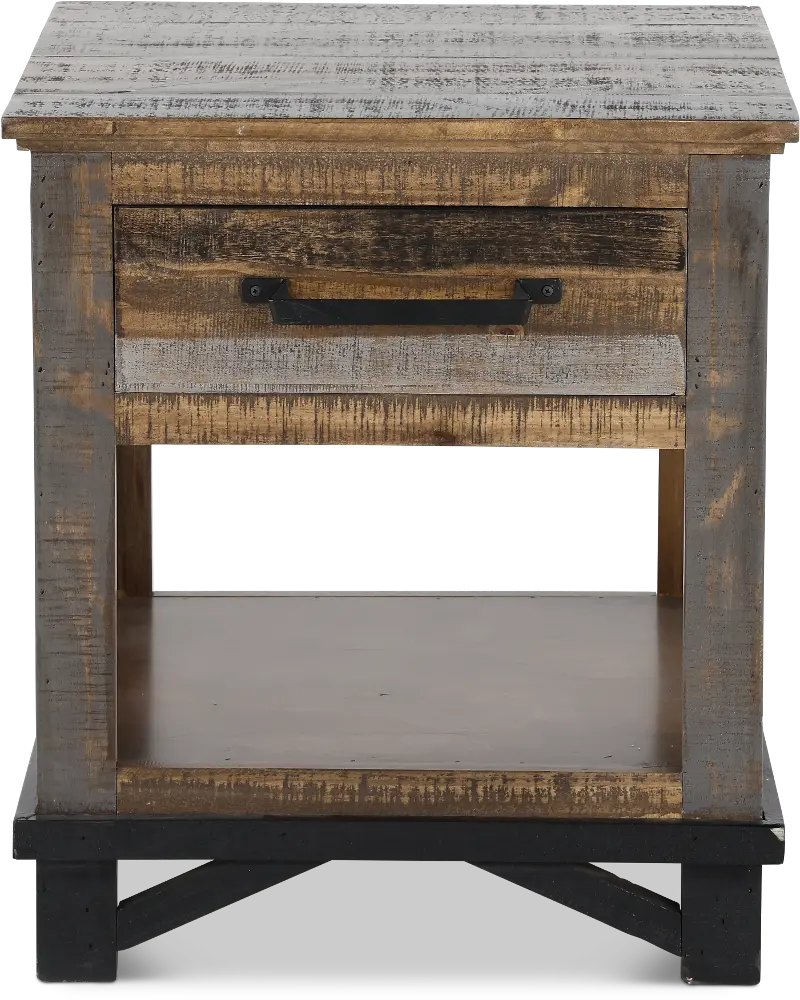 Loft Brown End Table