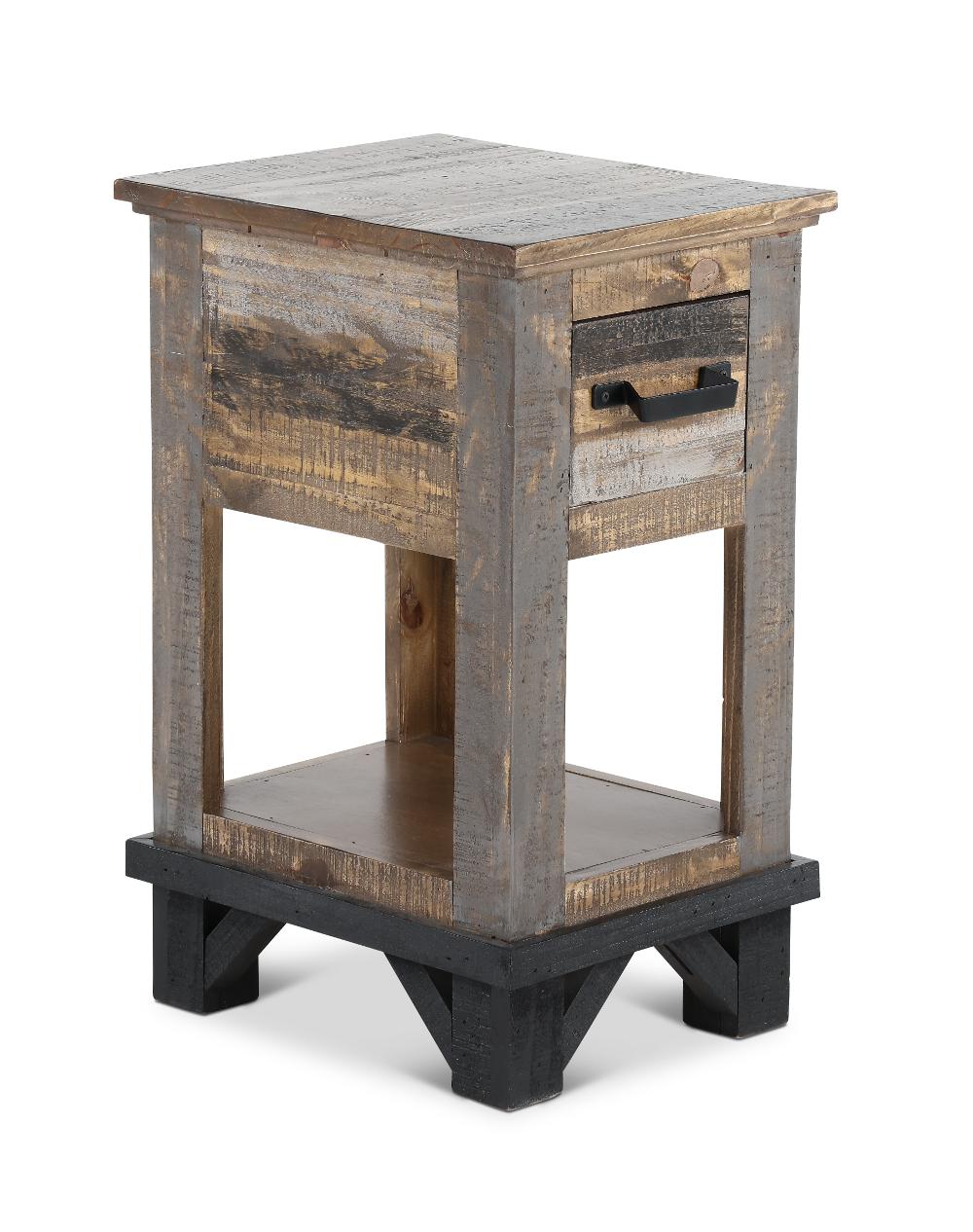 Loft Brown Chairside Table