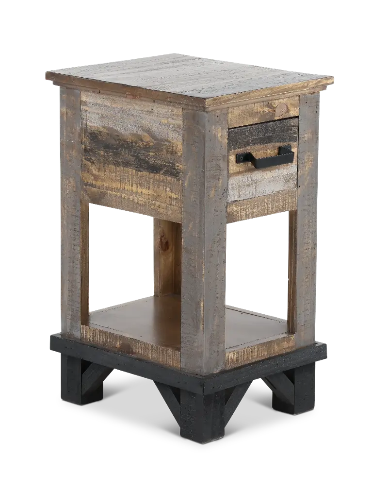 Loft Brown Chairside Table