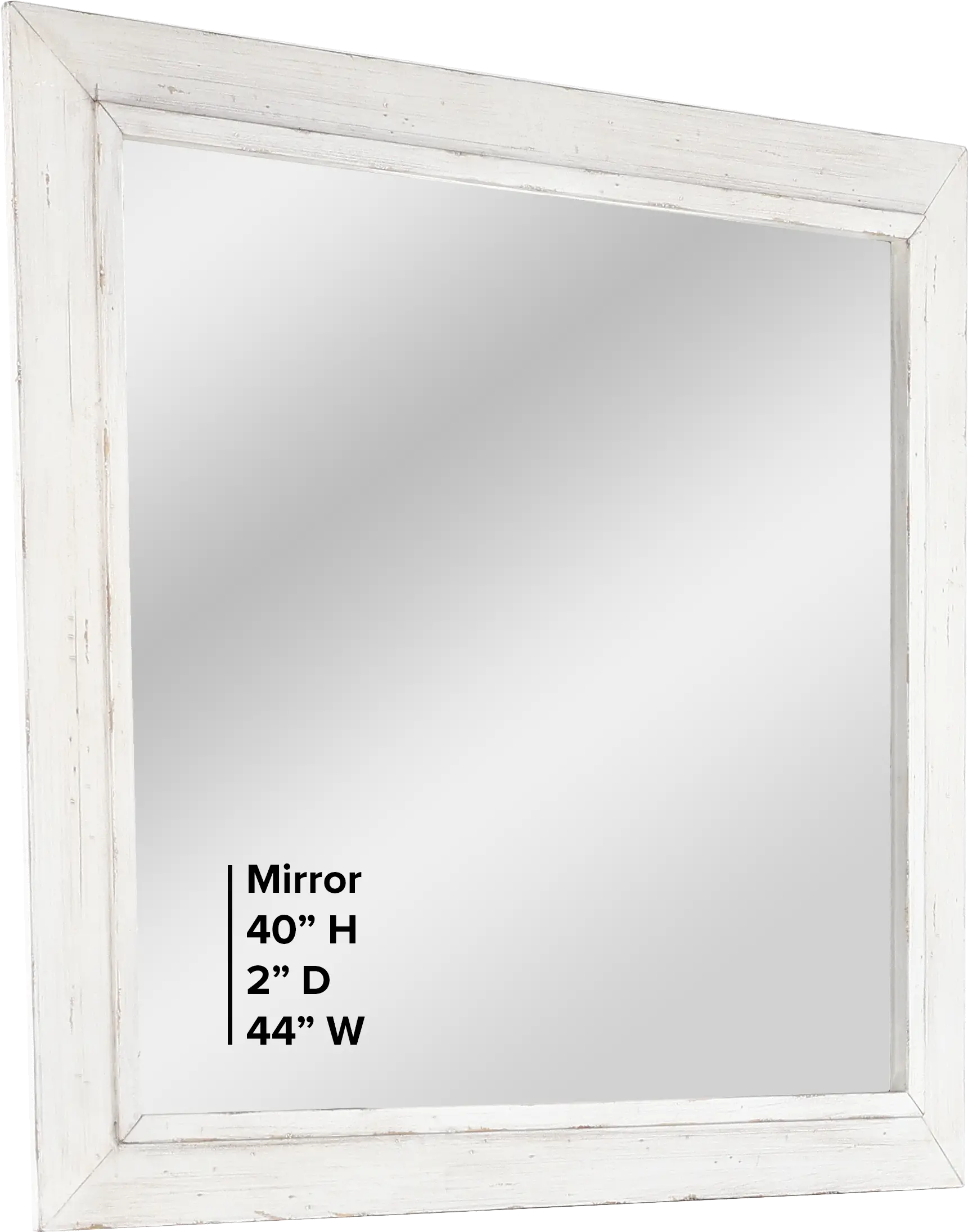 237-BR51 River Place White Mirror-3
