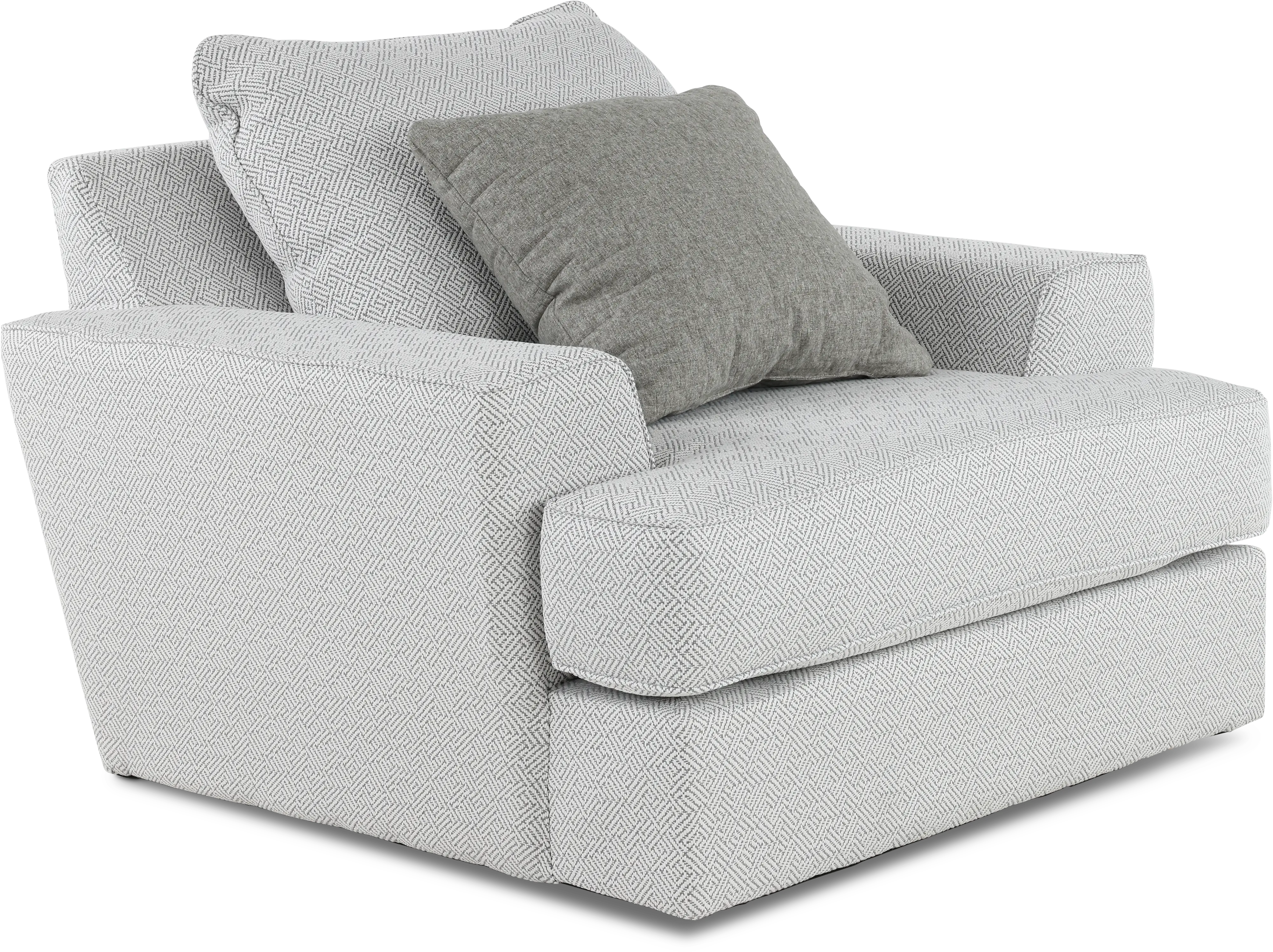 RENEGADE2/CHR/PEWTER Renegade Pewter Gray Swivel Chair-1