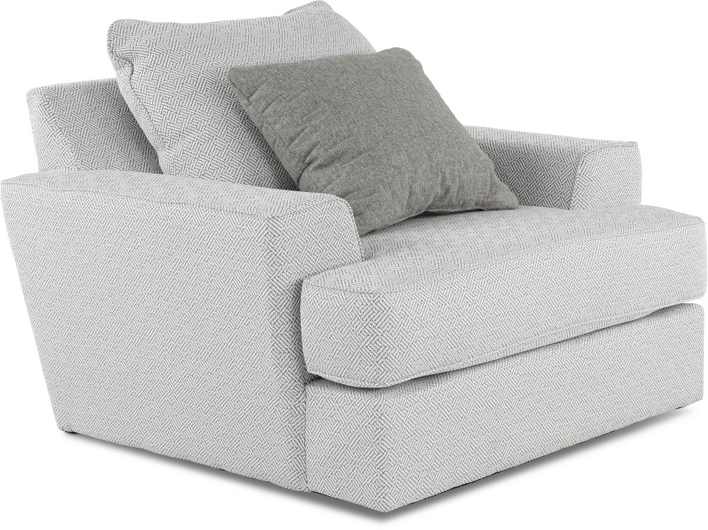 Renegade Pewter Gray Swivel Chair
