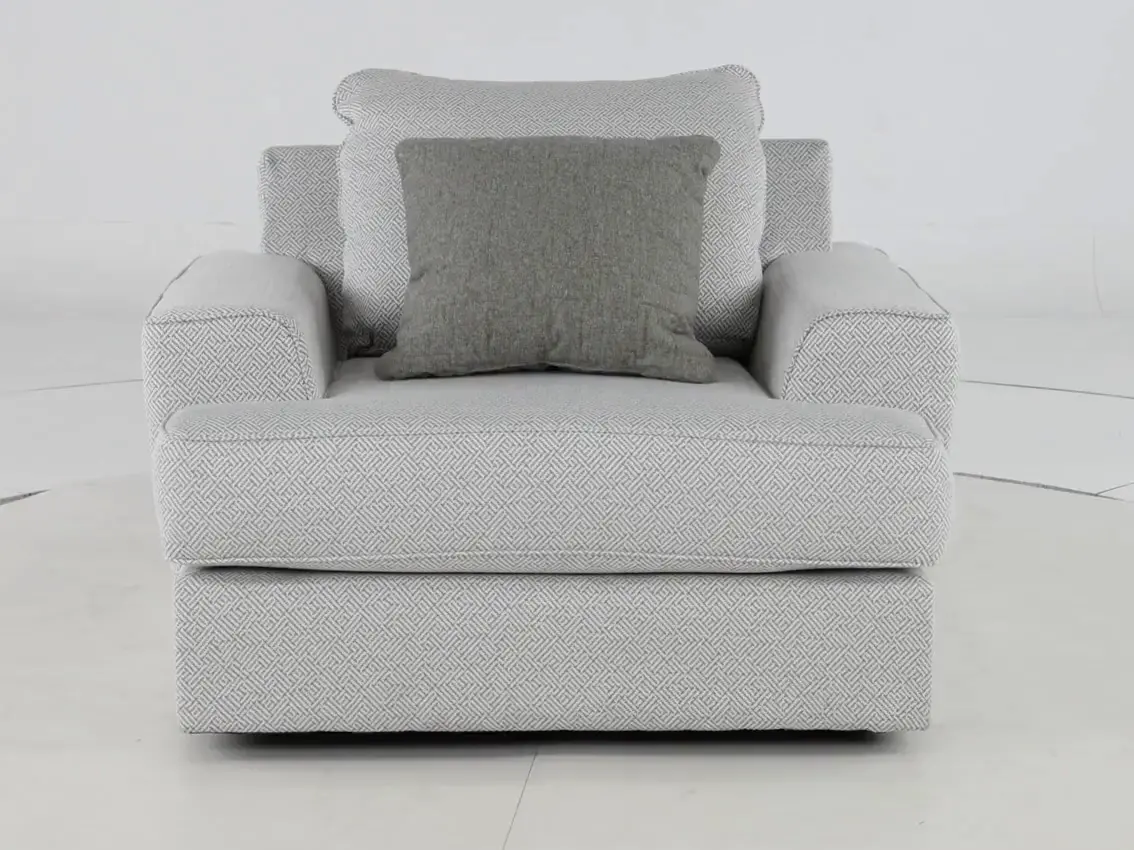 RENEGADE2/CHR/PEWTER Renegade Pewter Gray Swivel Chair-8