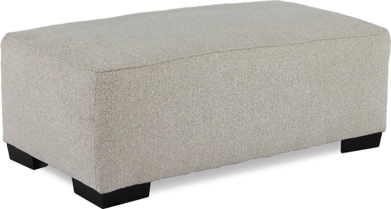 Raven Sand Beige Ottoman