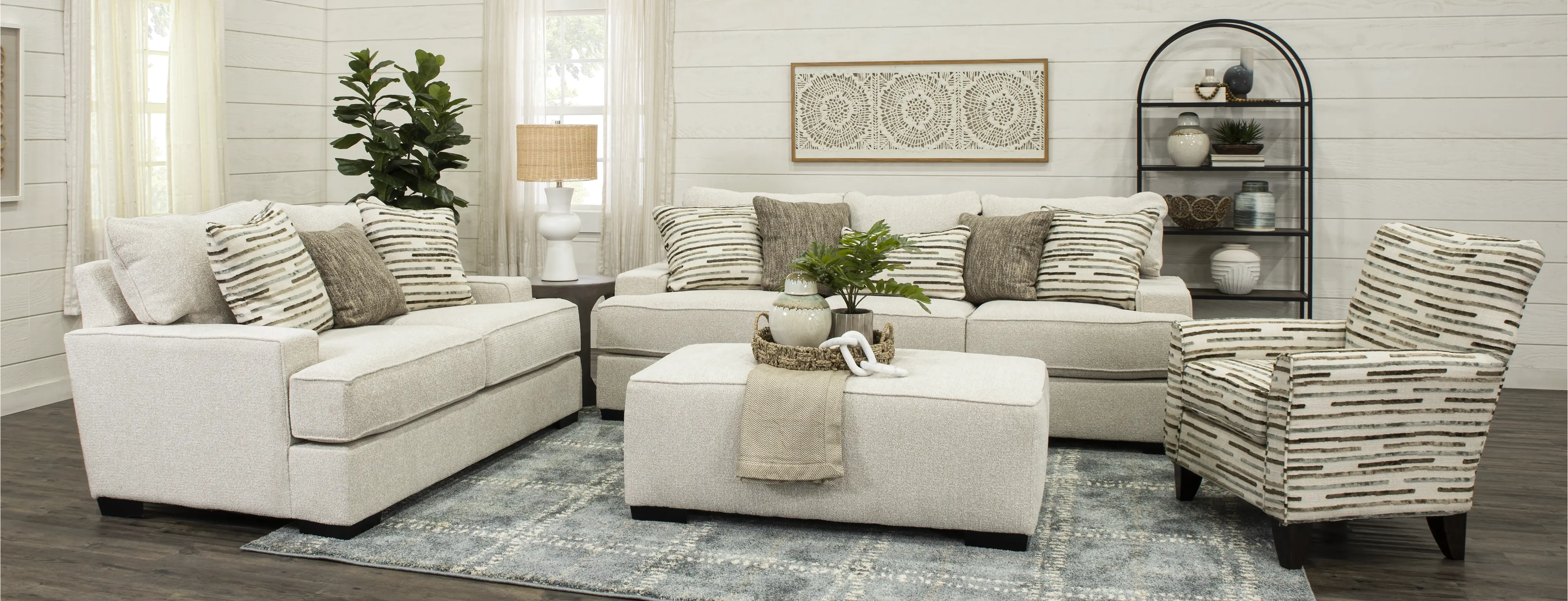 RAVEN3 OTTOMAN METEOR SAND Raven Sand Beige Ottoman-2