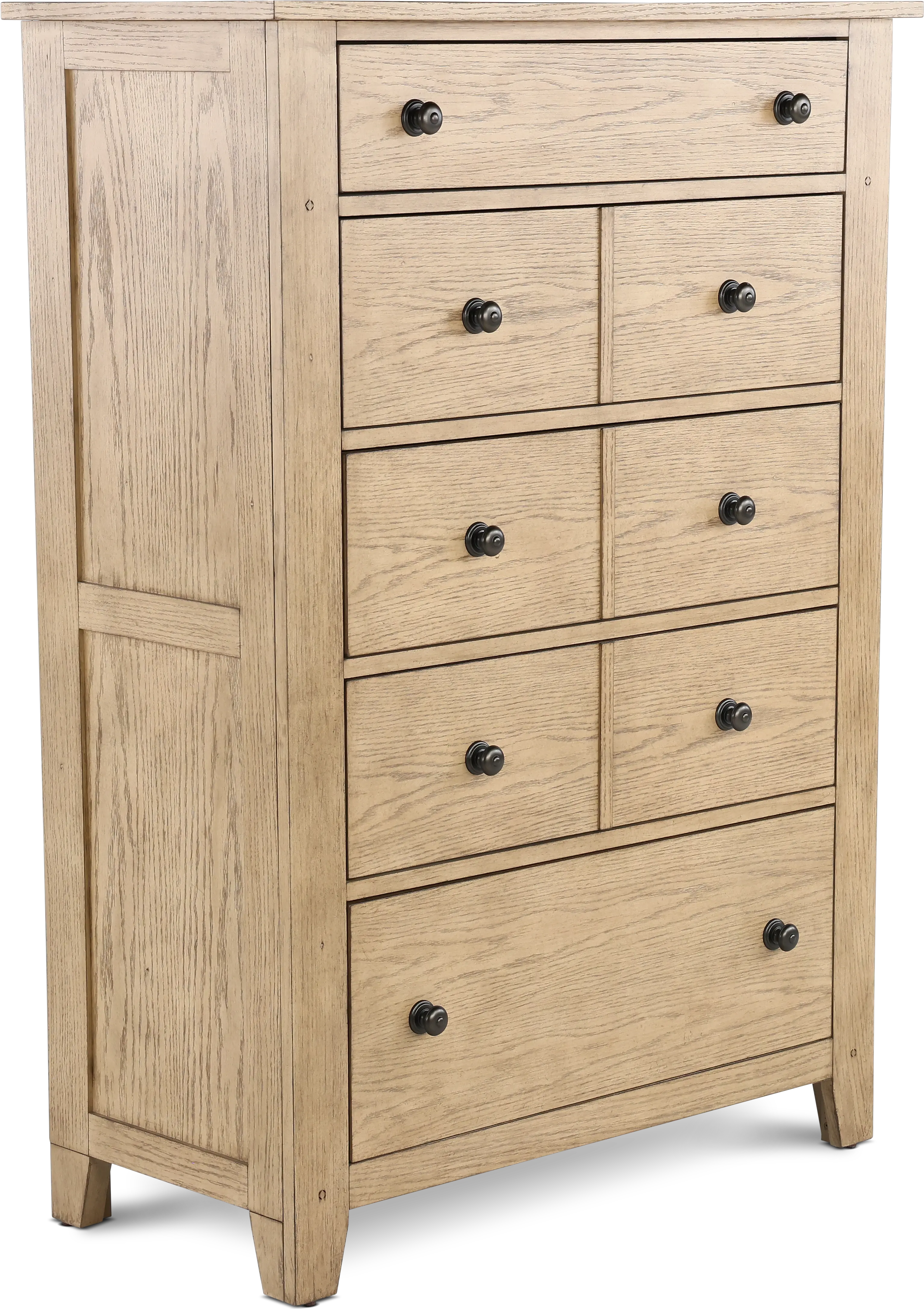 175S-BR41 Grandpa's Cabin Light Brown Chest of Drawers-4
