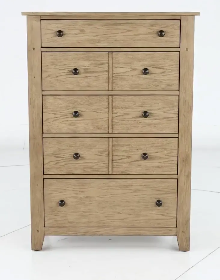 175S-BR41 Grandpa's Cabin Light Brown Chest of Drawers-5