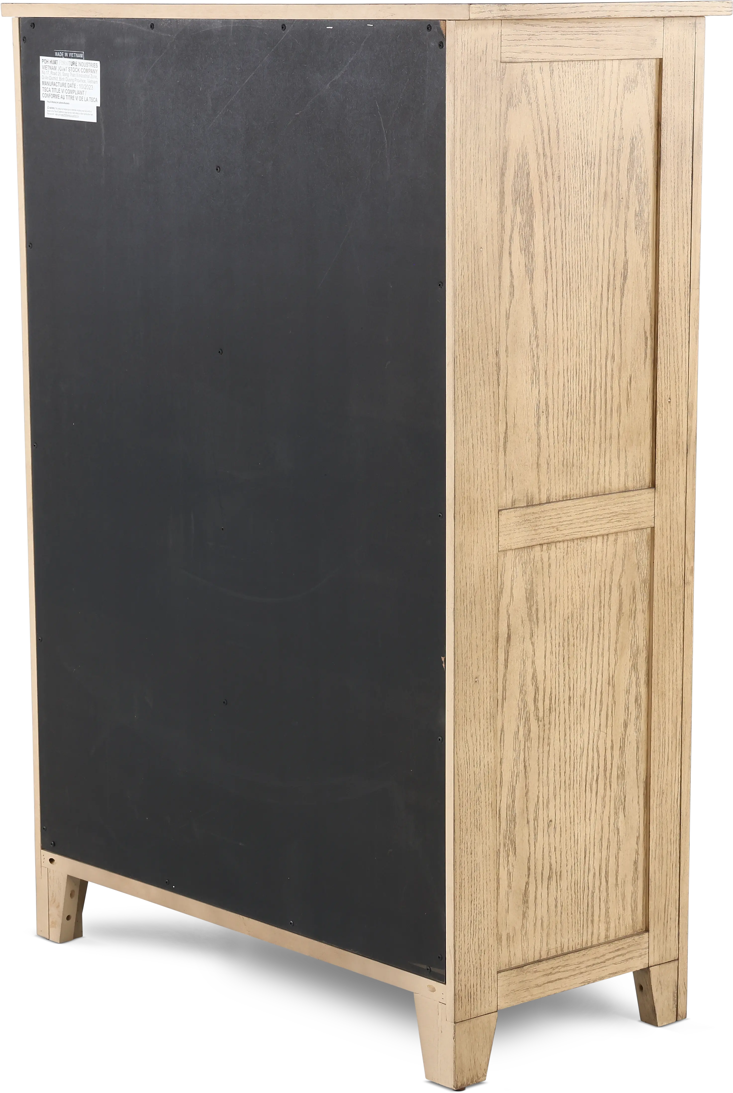 175S-BR41 Grandpa's Cabin Light Brown Chest of Drawers-6